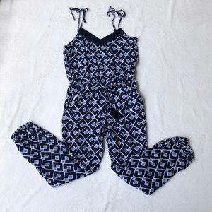 Aerie Retro Print Jumpsuit-Size M
